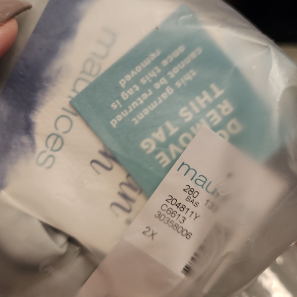 NWT Maurices Set Bikini 2X Matching Swimwear Jade Mist Summer Plus Q-2334 - Picture 9 of 10